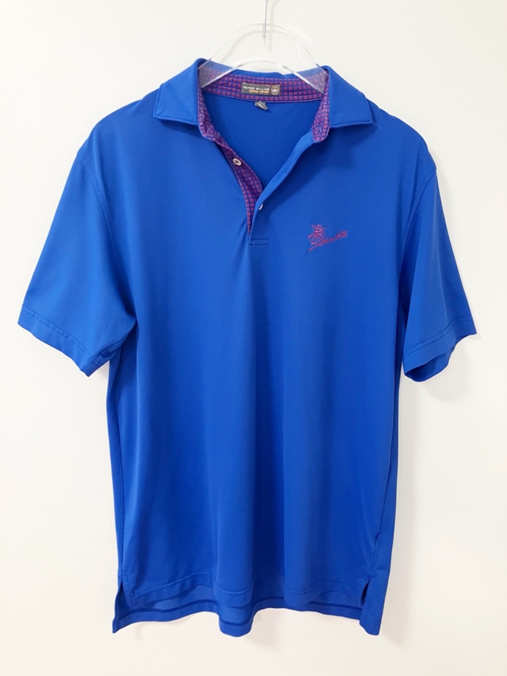 Peter Millar | Blue Summer Comfort Golf Polo M Casual Golfing Preppy Outdoors
